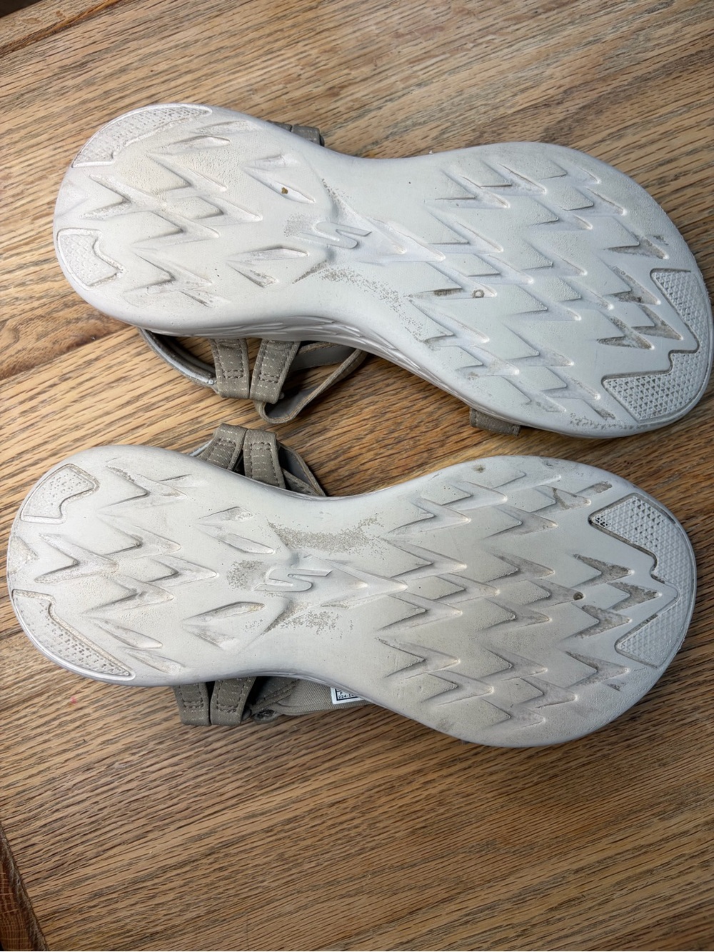 Skechers Women's Taupe/Gray Strappy Sport Sandals - Picture 4 of 13
